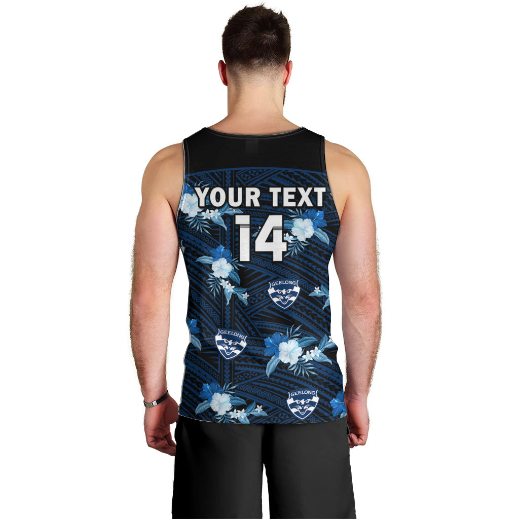 custom-text-and-number-geelong-cats-football-men-tank-top-polynesian-tribal-mix-tropical-hawaiian-style