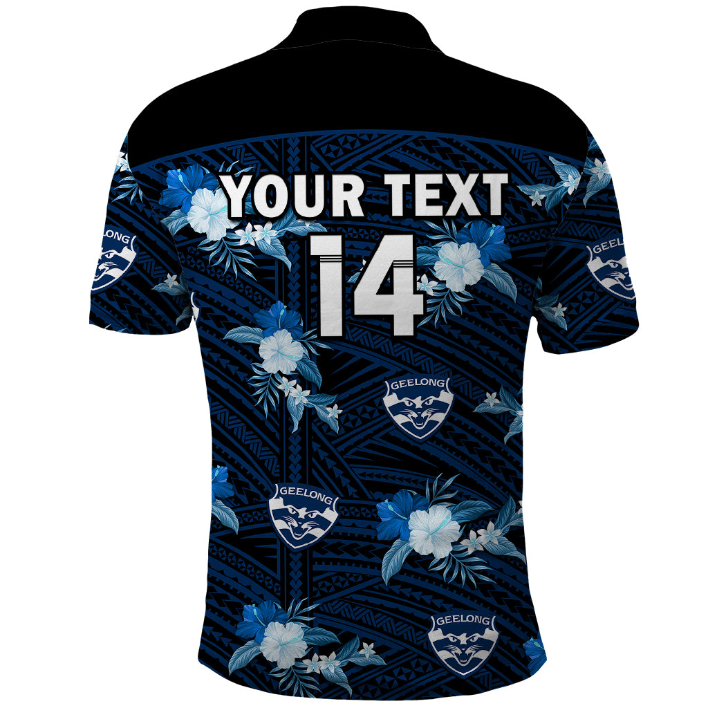 custom-text-and-number-geelong-cats-football-polo-shirt-polynesian-tribal-mix-tropical-hawaiian-style