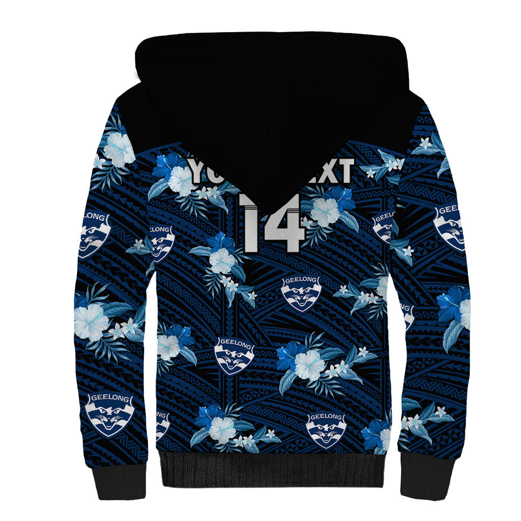 custom-text-and-number-geelong-cats-football-sherpa-hoodie-polynesian-tribal-mix-tropical-hawaiian-style