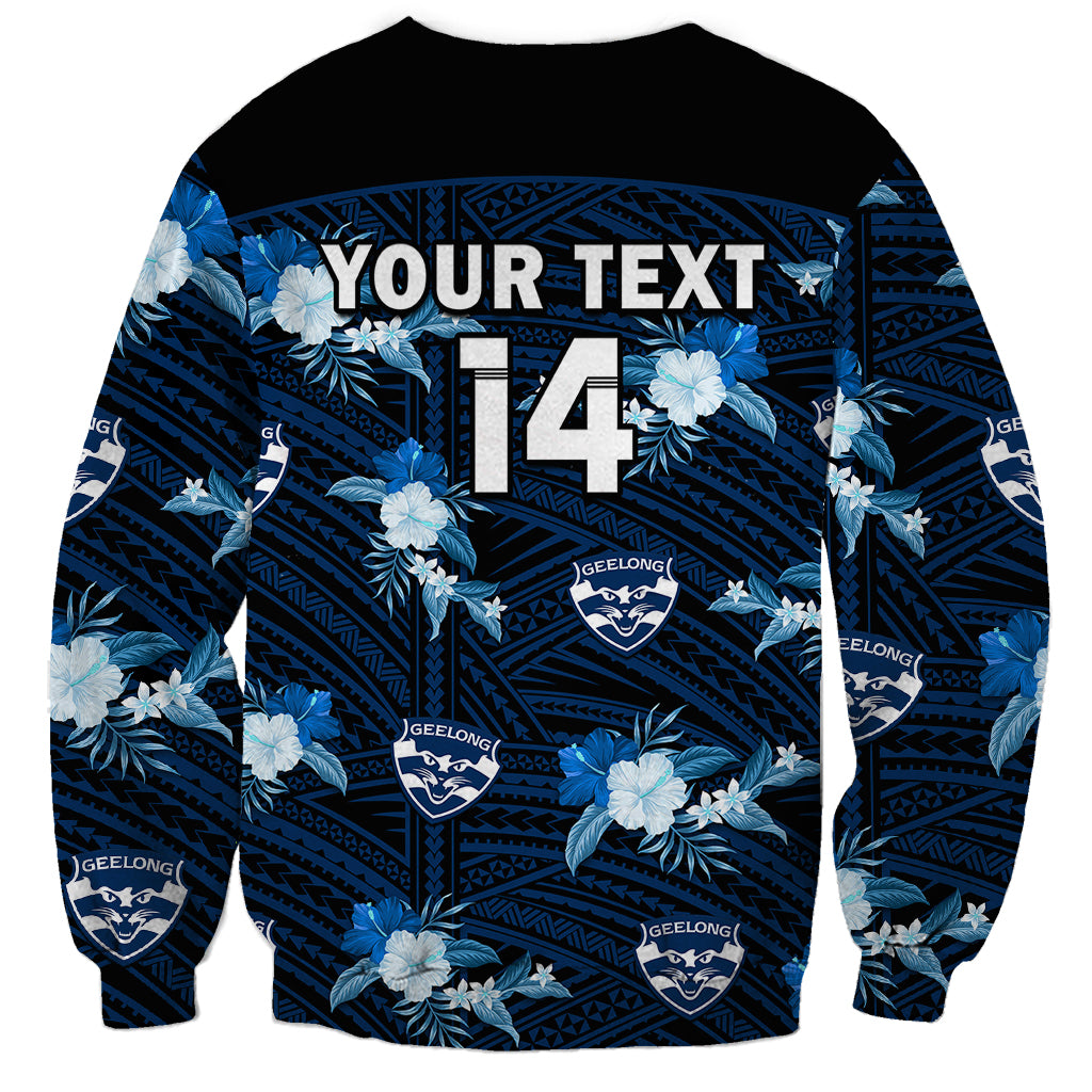 custom-text-and-number-geelong-cats-football-sweatshirt-polynesian-tribal-mix-tropical-hawaiian-style
