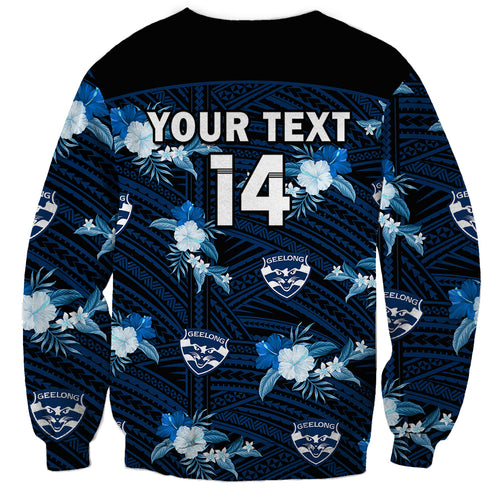 custom-text-and-number-geelong-cats-football-sweatshirt-polynesian-tribal-mix-tropical-hawaiian-style