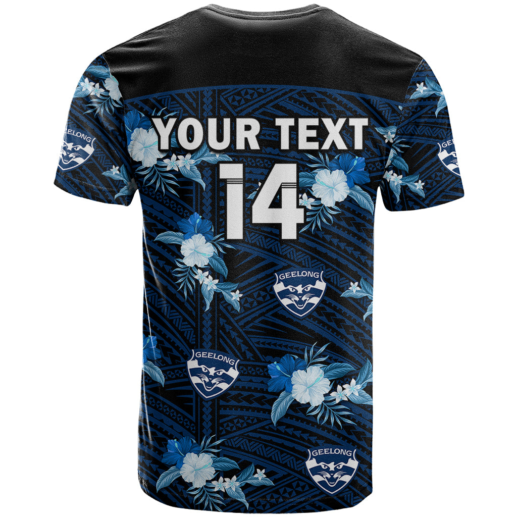 custom-text-and-number-geelong-cats-football-t-shirt-polynesian-tribal-mix-tropical-hawaiian-style