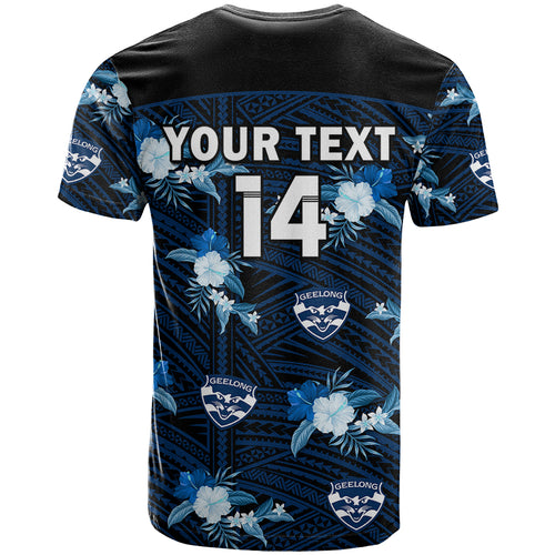 custom-text-and-number-geelong-cats-football-t-shirt-polynesian-tribal-mix-tropical-hawaiian-style