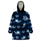 custom-text-and-number-geelong-cats-football-wearable-blanket-hoodie-polynesian-tribal-mix-tropical-hawaiian-style