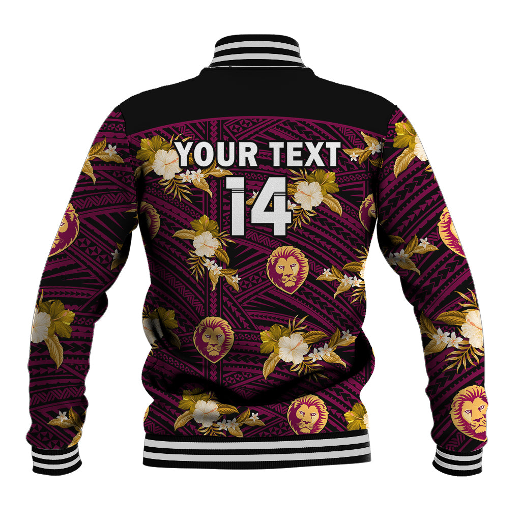 custom-text-and-number-brisbane-lions-football-baseball-jacket-polynesian-tribal-mix-tropical-hawaiian-style