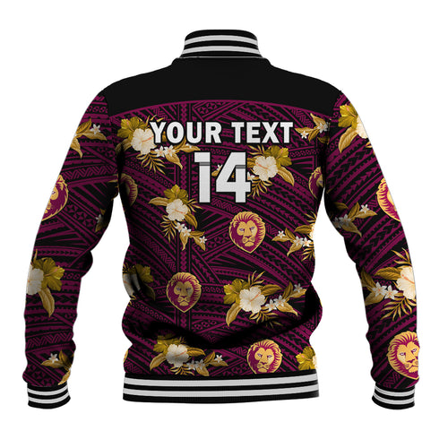 custom-text-and-number-brisbane-lions-football-baseball-jacket-polynesian-tribal-mix-tropical-hawaiian-style