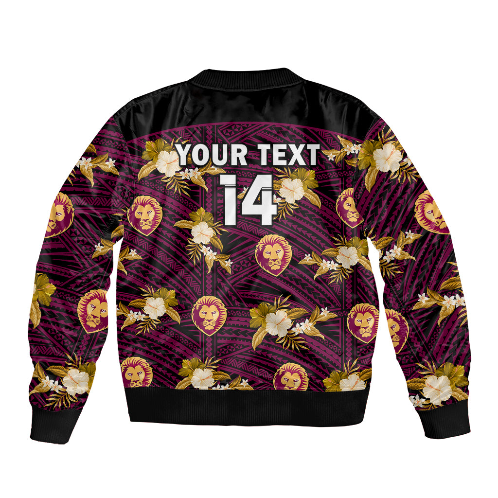 custom-text-and-number-brisbane-lions-football-bomber-jacket-polynesian-tribal-mix-tropical-hawaiian-style