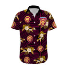custom-text-and-number-brisbane-lions-football-hawaiian-shirt-polynesian-tribal-mix-tropical-hawaiian-style