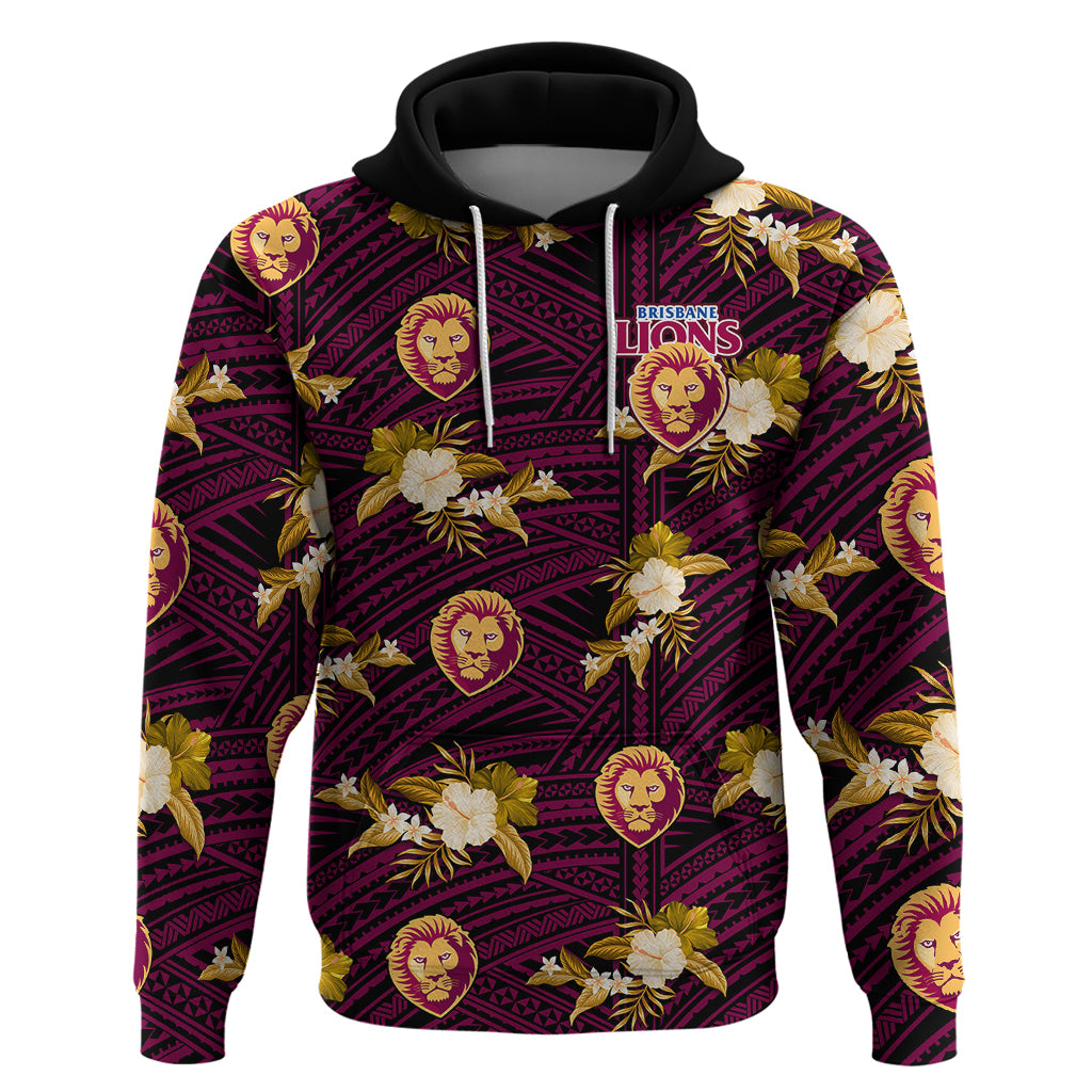 custom-text-and-number-brisbane-lions-football-hoodie-polynesian-tribal-mix-tropical-hawaiian-style