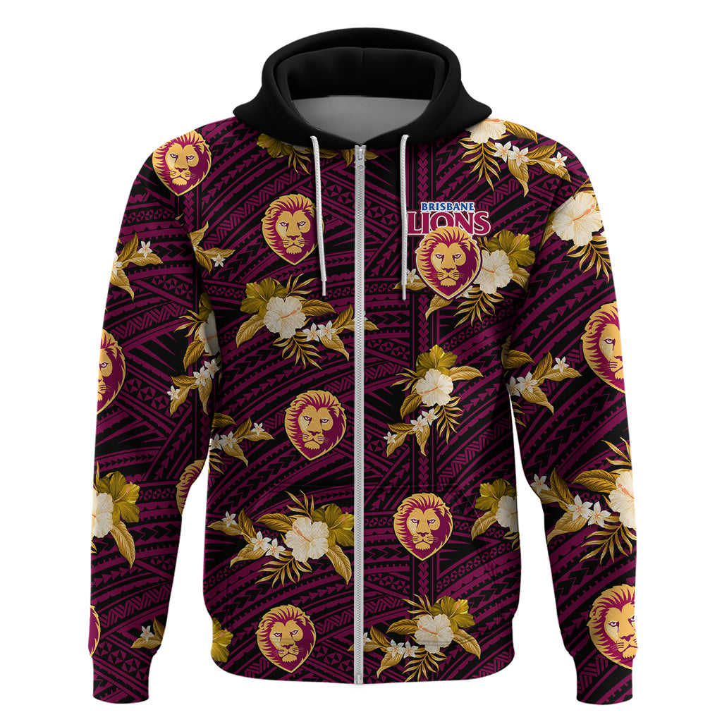 custom-text-and-number-brisbane-lions-football-hoodie-polynesian-tribal-mix-tropical-hawaiian-style