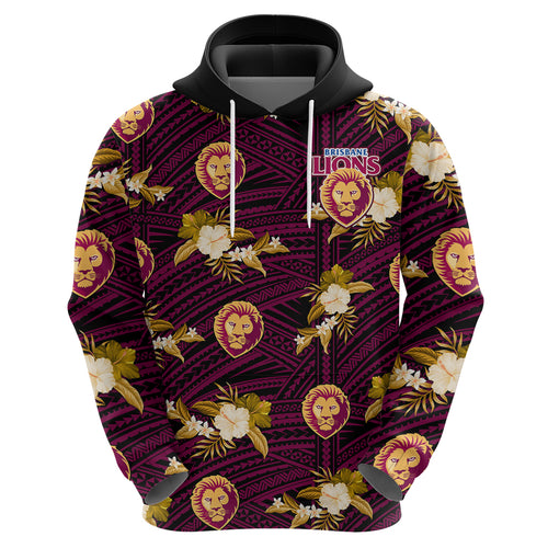 custom-text-and-number-brisbane-lions-football-hoodie-polynesian-tribal-mix-tropical-hawaiian-style