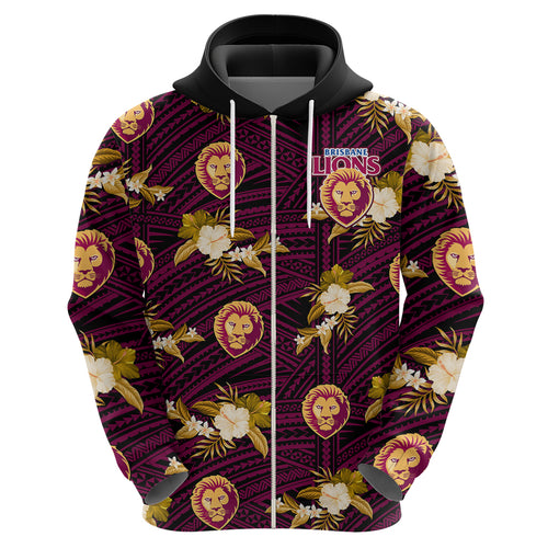 custom-text-and-number-brisbane-lions-football-hoodie-polynesian-tribal-mix-tropical-hawaiian-style