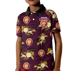 custom-text-and-number-brisbane-lions-football-kid-polo-shirt-polynesian-tribal-mix-tropical-hawaiian-style
