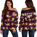 custom-text-and-number-brisbane-lions-football-off-shoulder-sweater-polynesian-tribal-mix-tropical-hawaiian-style