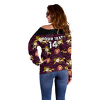custom-text-and-number-brisbane-lions-football-off-shoulder-sweater-polynesian-tribal-mix-tropical-hawaiian-style