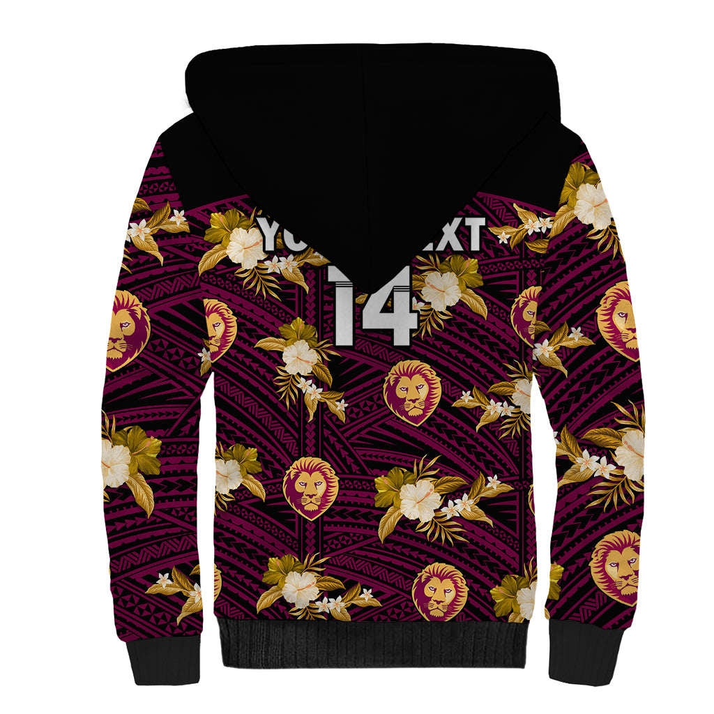 custom-text-and-number-brisbane-lions-football-sherpa-hoodie-polynesian-tribal-mix-tropical-hawaiian-style
