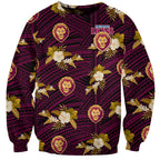 custom-text-and-number-brisbane-lions-football-sweatshirt-polynesian-tribal-mix-tropical-hawaiian-style