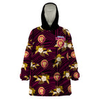 custom-text-and-number-brisbane-lions-football-wearable-blanket-hoodie-polynesian-tribal-mix-tropical-hawaiian-style