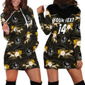 custom-text-and-number-collingwood-football-hoodie-dress-polynesian-tribal-mix-tropical-hawaiian-style