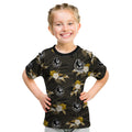 custom-text-and-number-collingwood-football-kid-t-shirt-polynesian-tribal-mix-tropical-hawaiian-style
