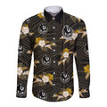 custom-text-and-number-collingwood-football-long-sleeve-button-shirt-polynesian-tribal-mix-tropical-hawaiian-style