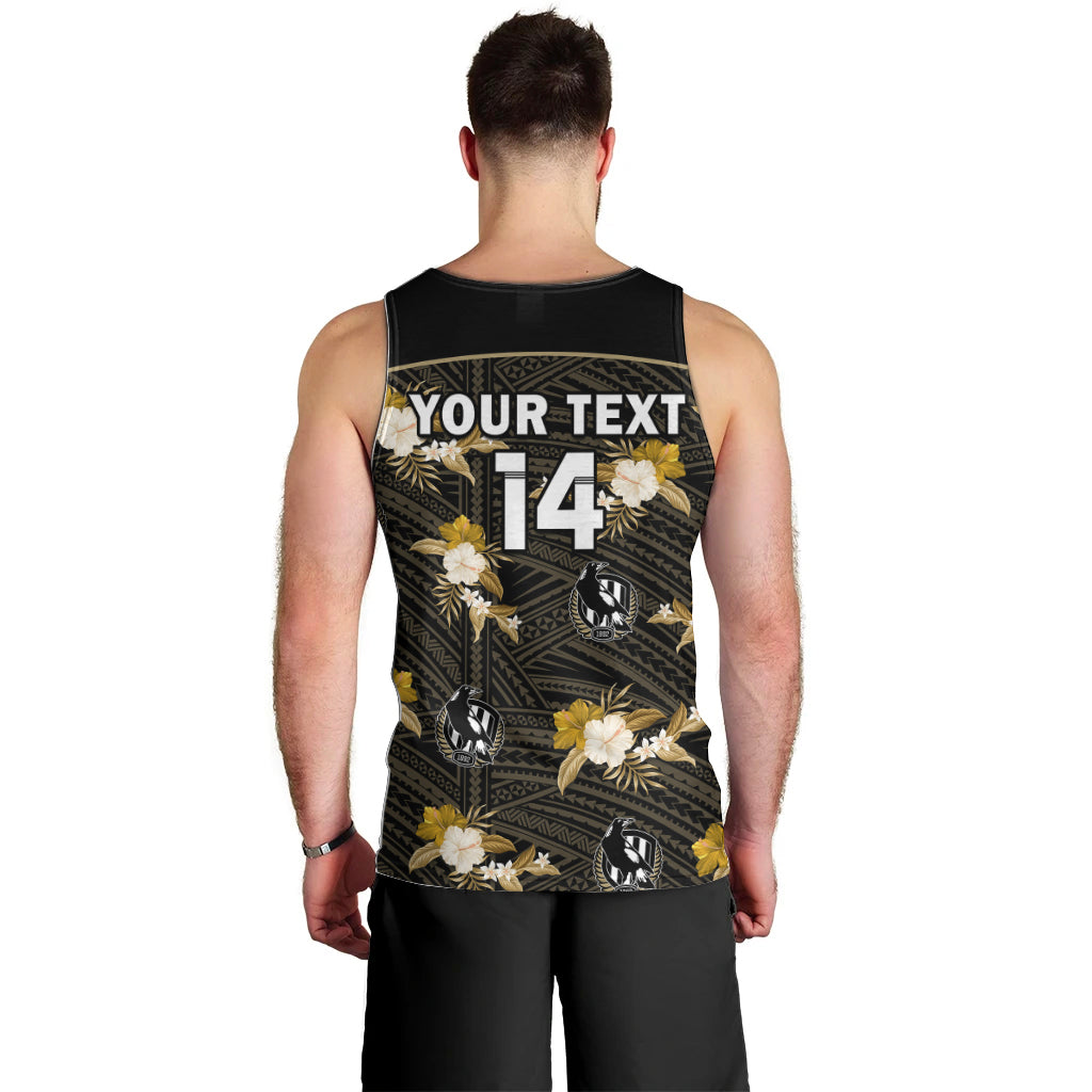 custom-text-and-number-collingwood-football-men-tank-top-polynesian-tribal-mix-tropical-hawaiian-style