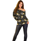 custom-text-and-number-collingwood-football-off-shoulder-sweater-polynesian-tribal-mix-tropical-hawaiian-style
