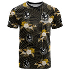 custom-text-and-number-collingwood-football-t-shirt-polynesian-tribal-mix-tropical-hawaiian-style