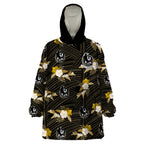 custom-text-and-number-collingwood-football-wearable-blanket-hoodie-polynesian-tribal-mix-tropical-hawaiian-style