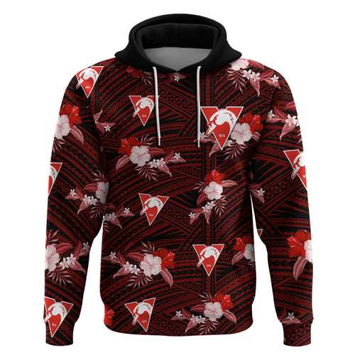 custom-text-and-number-sydney-swans-football-hoodie-polynesian-tribal-mix-tropical-hawaiian-style