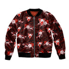custom-text-and-number-sydney-swans-football-sleeve-zip-bomber-jacket-polynesian-tribal-mix-tropical-hawaiian-style