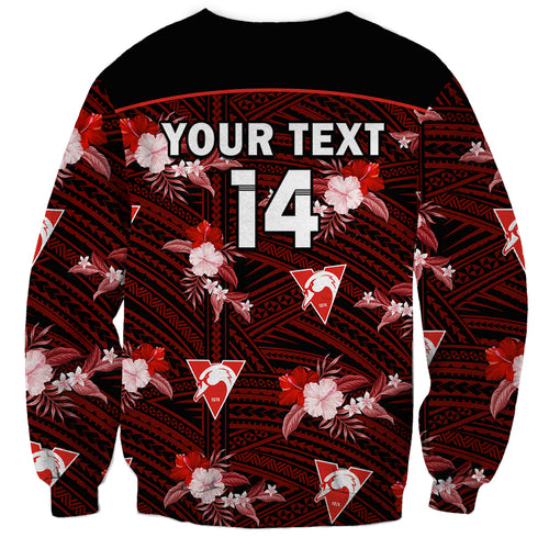 custom-text-and-number-sydney-swans-football-sweatshirt-polynesian-tribal-mix-tropical-hawaiian-style