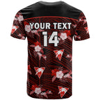 custom-text-and-number-sydney-swans-football-t-shirt-polynesian-tribal-mix-tropical-hawaiian-style