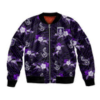 custom-text-and-number-dockers-football-bomber-jacket-polynesian-tribal-mix-tropical-hawaiian-style