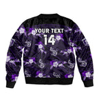 custom-text-and-number-dockers-football-bomber-jacket-polynesian-tribal-mix-tropical-hawaiian-style