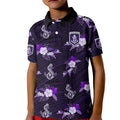 custom-text-and-number-dockers-football-kid-polo-shirt-polynesian-tribal-mix-tropical-hawaiian-style