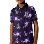 custom-text-and-number-dockers-football-kid-polo-shirt-polynesian-tribal-mix-tropical-hawaiian-style