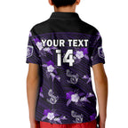 custom-text-and-number-dockers-football-kid-polo-shirt-polynesian-tribal-mix-tropical-hawaiian-style