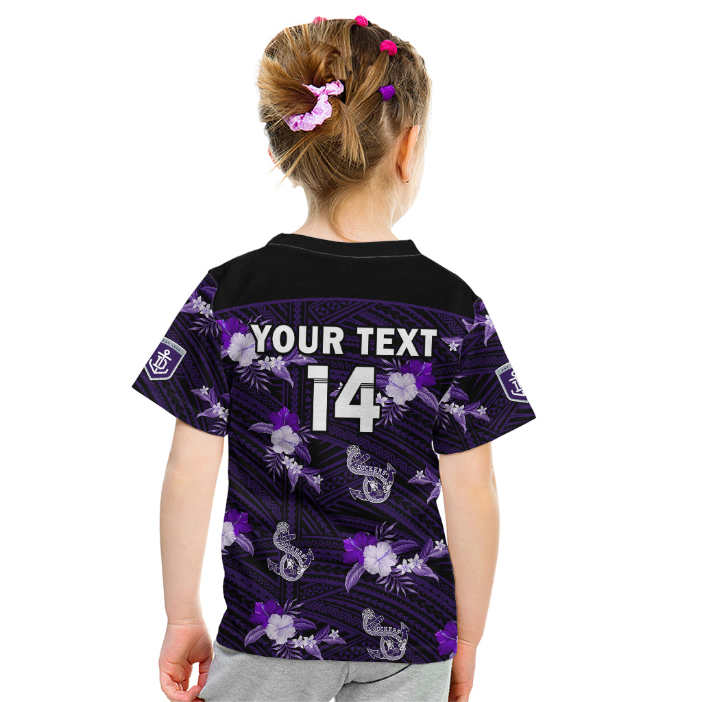custom-text-and-number-dockers-football-kid-t-shirt-polynesian-tribal-mix-tropical-hawaiian-style