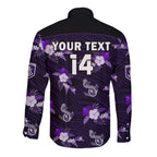 custom-text-and-number-dockers-football-long-sleeve-button-shirt-polynesian-tribal-mix-tropical-hawaiian-style