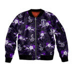 custom-text-and-number-dockers-football-sleeve-zip-bomber-jacket-polynesian-tribal-mix-tropical-hawaiian-style
