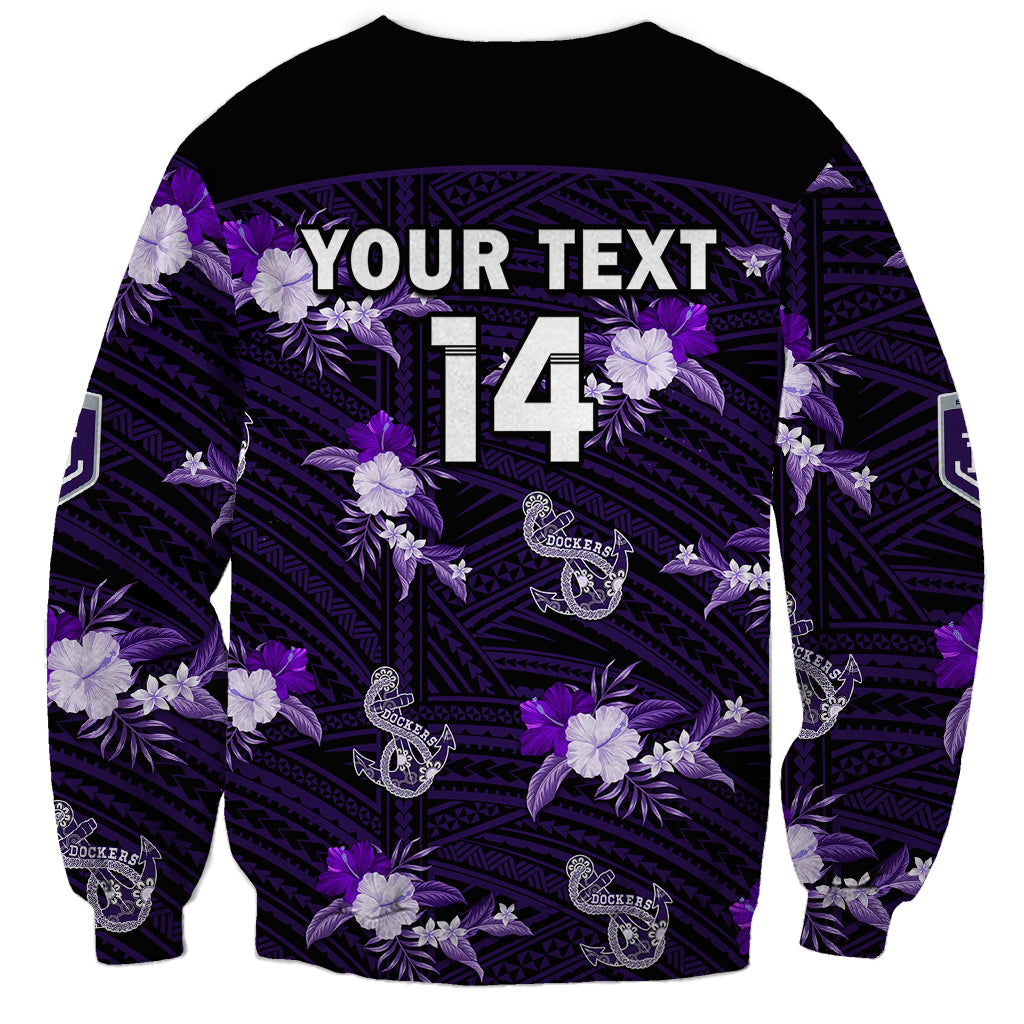 custom-text-and-number-dockers-football-sweatshirt-polynesian-tribal-mix-tropical-hawaiian-style