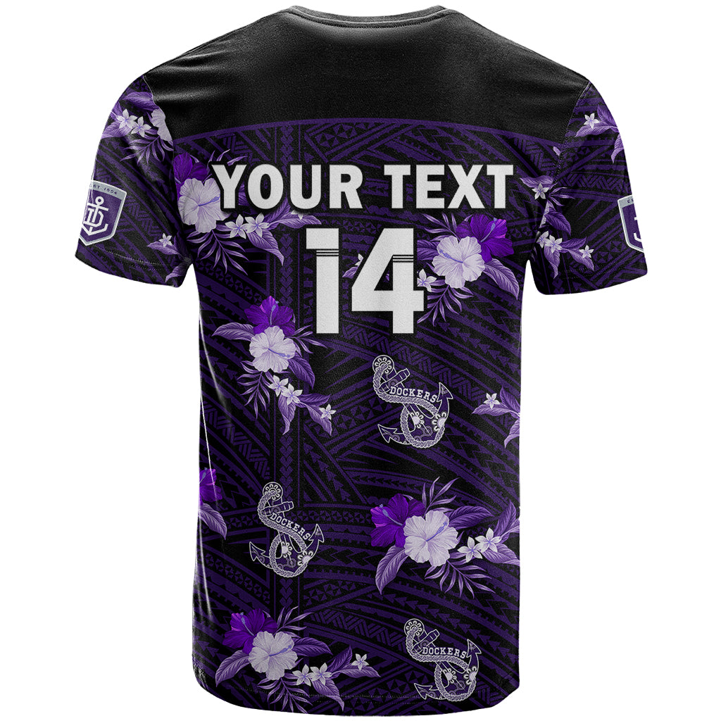 custom-text-and-number-dockers-football-t-shirt-polynesian-tribal-mix-tropical-hawaiian-style