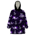 custom-text-and-number-dockers-football-wearable-blanket-hoodie-polynesian-tribal-mix-tropical-hawaiian-style