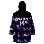 custom-text-and-number-dockers-football-wearable-blanket-hoodie-polynesian-tribal-mix-tropical-hawaiian-style