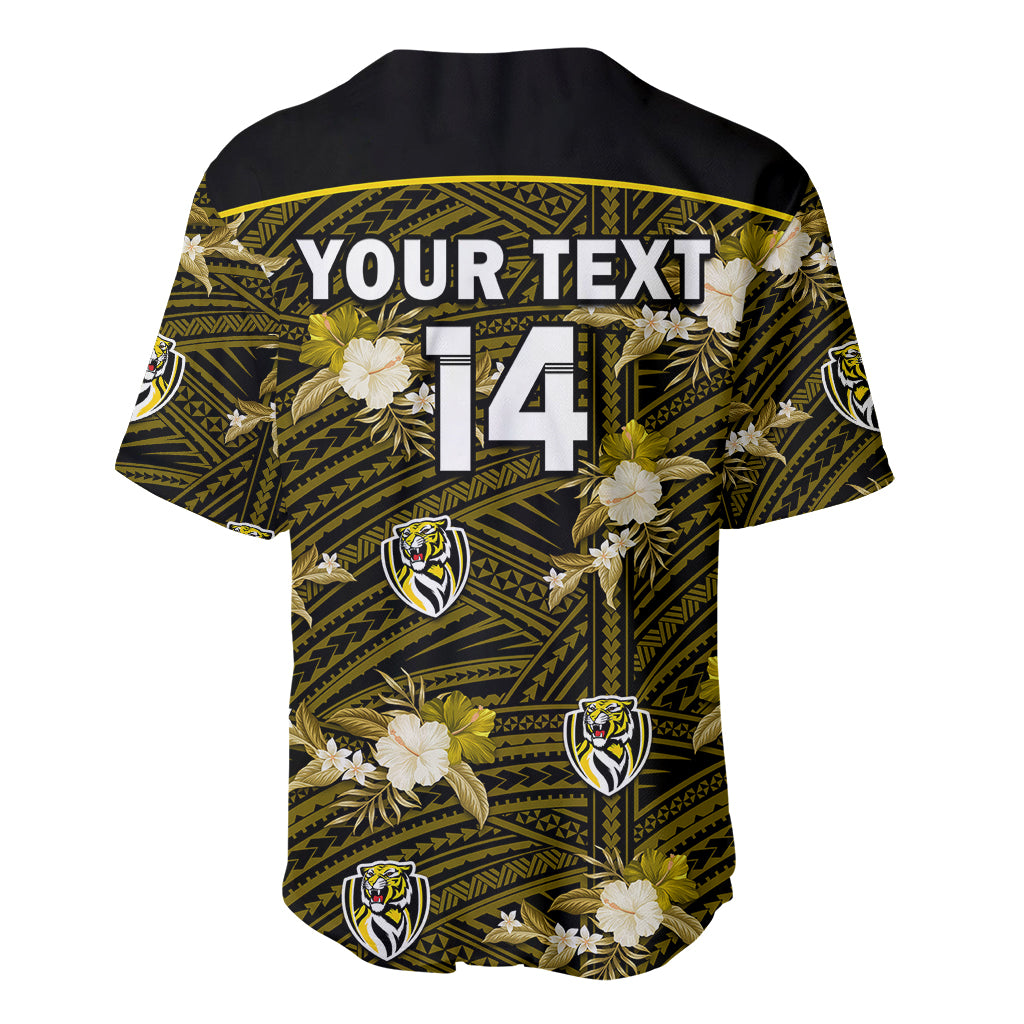 custom-text-and-number-richmond-football-baseball-jersey-polynesian-tribal-mix-tropical-hawaiian-style