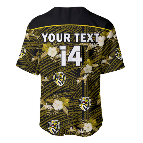 custom-text-and-number-richmond-football-baseball-jersey-polynesian-tribal-mix-tropical-hawaiian-style