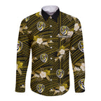 custom-text-and-number-richmond-football-long-sleeve-button-shirt-polynesian-tribal-mix-tropical-hawaiian-style