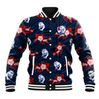 custom-text-and-number-western-bulldogs-football-baseball-jacket-polynesian-tribal-mix-tropical-hawaiian-style