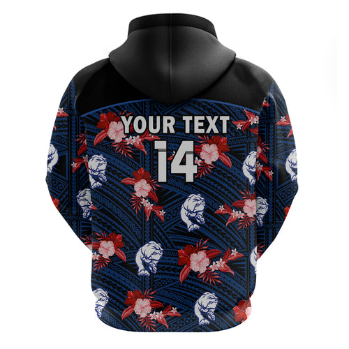 custom-text-and-number-western-bulldogs-football-hoodie-polynesian-tribal-mix-tropical-hawaiian-style